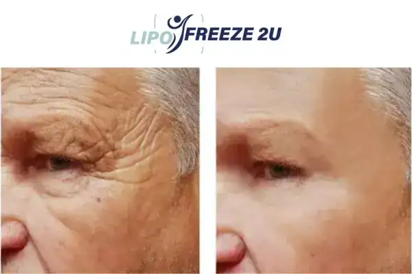 Mens before and after Morpheus 8 Salisbury results.