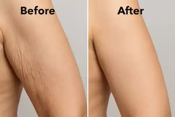 Image of skin tightening following arm toning treatment Salisbury