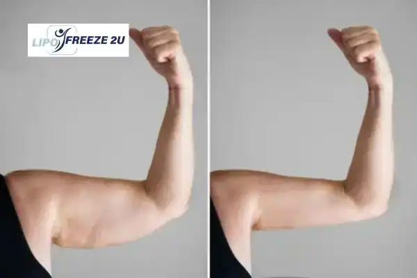 image showing fat reducing following arm toning treatment Salisbury