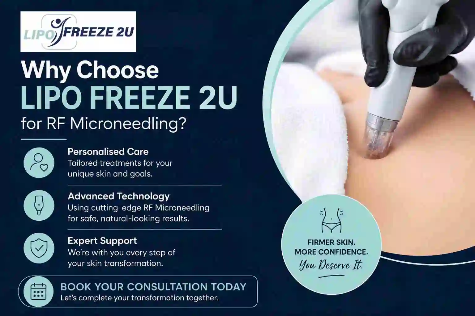 Why Choose LIPO FREEZE 2U for RF Microneedling Salisbury?